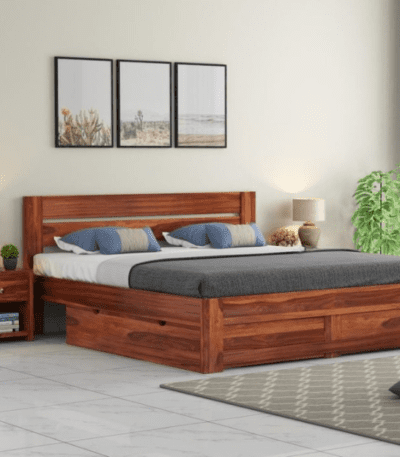 Denzel Sheesham Wood Bed Set