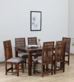 Drusilla Sheesham Wood 6 Seater Dining Set