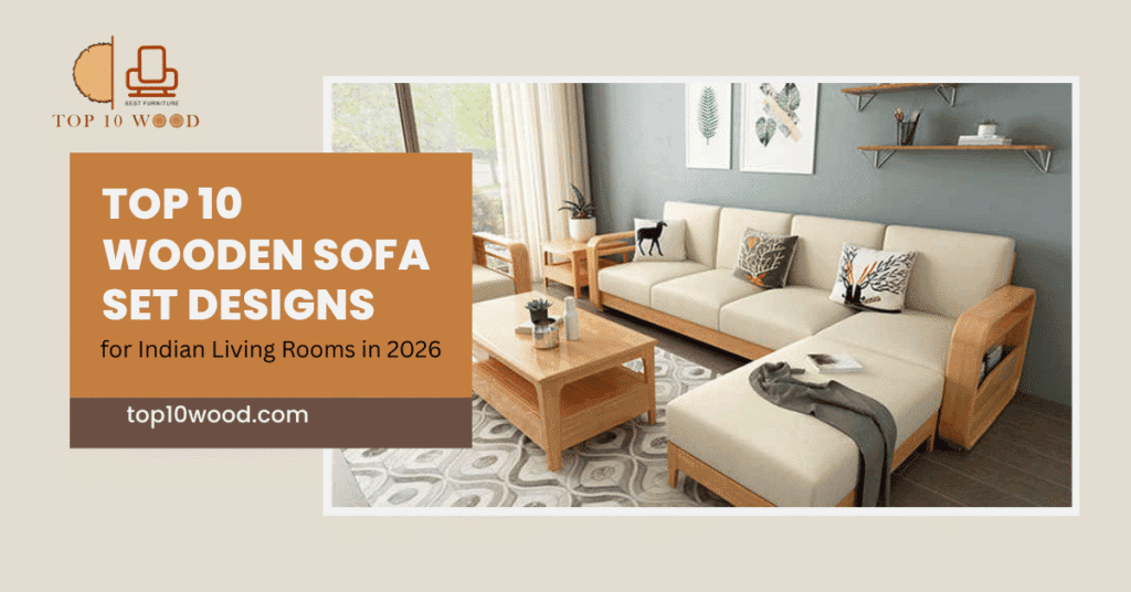 Top 10 Wooden Sofa Set Designs for Indian Living Rooms in 2026